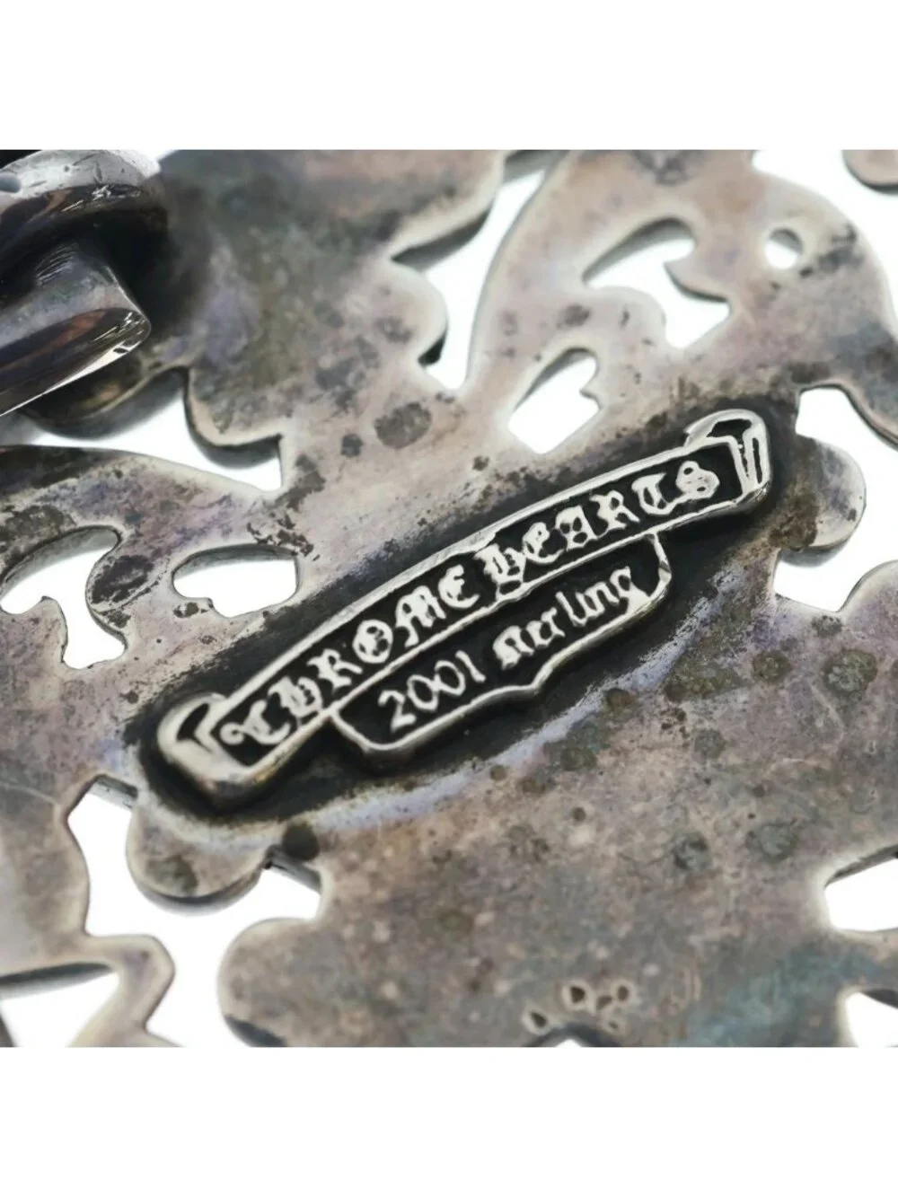 Chrome Hearts Buckle Oval Star 1.5 Classic Silver Belt Buckle